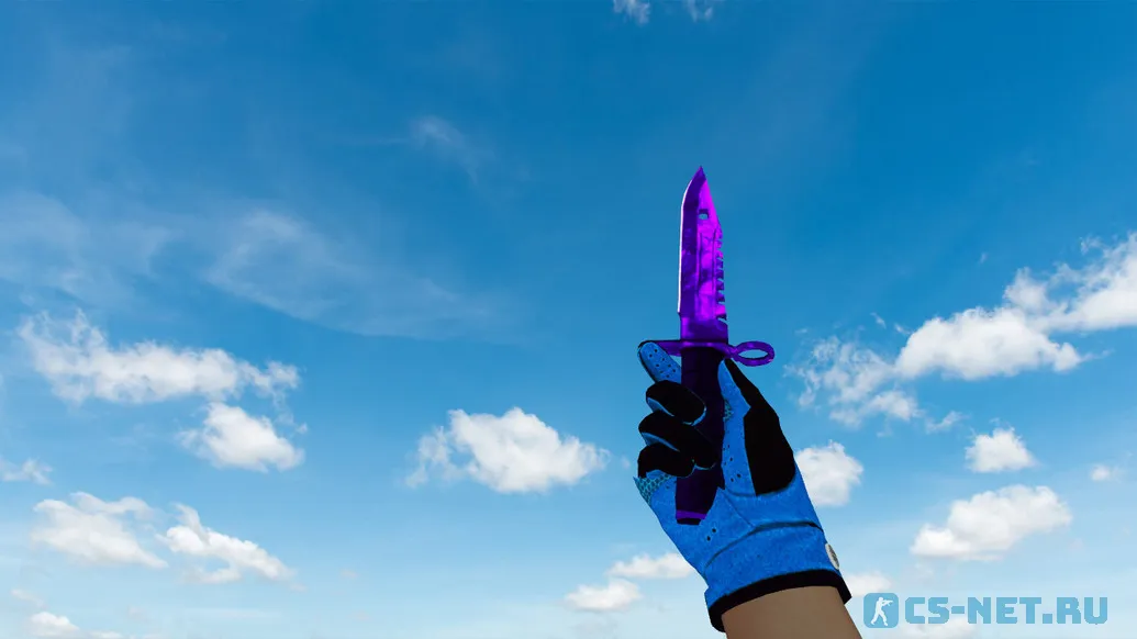 Модель ножа «M9 Bayonet Doppler Sapphire» для CS 1.6