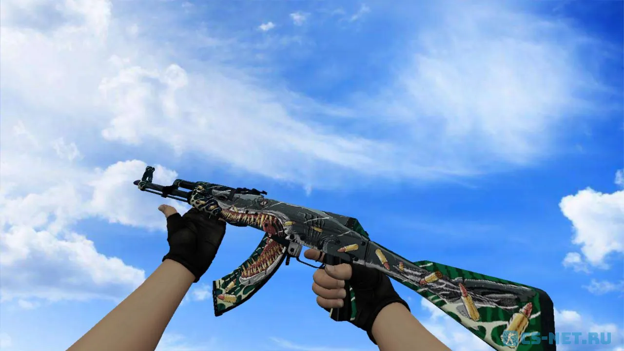 Модель «АК-47 | Дикая акула» для CS 1.6