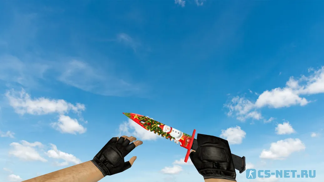 Модель штык-ножа «M9 Bayonet Xmas» для CS 1.6 (скрин 3)