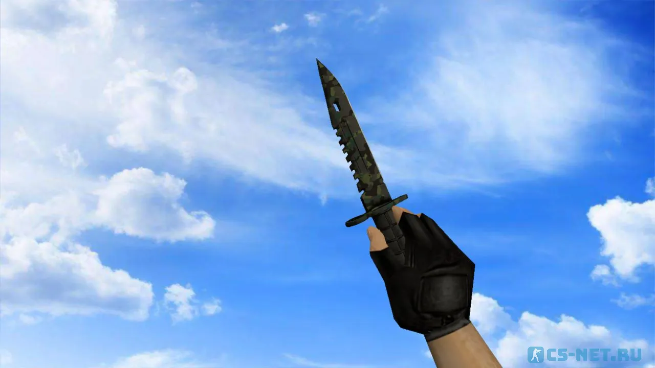 Модель «Штык-нож М9 | Северный лес» для CS 1.6 (скрин 2)