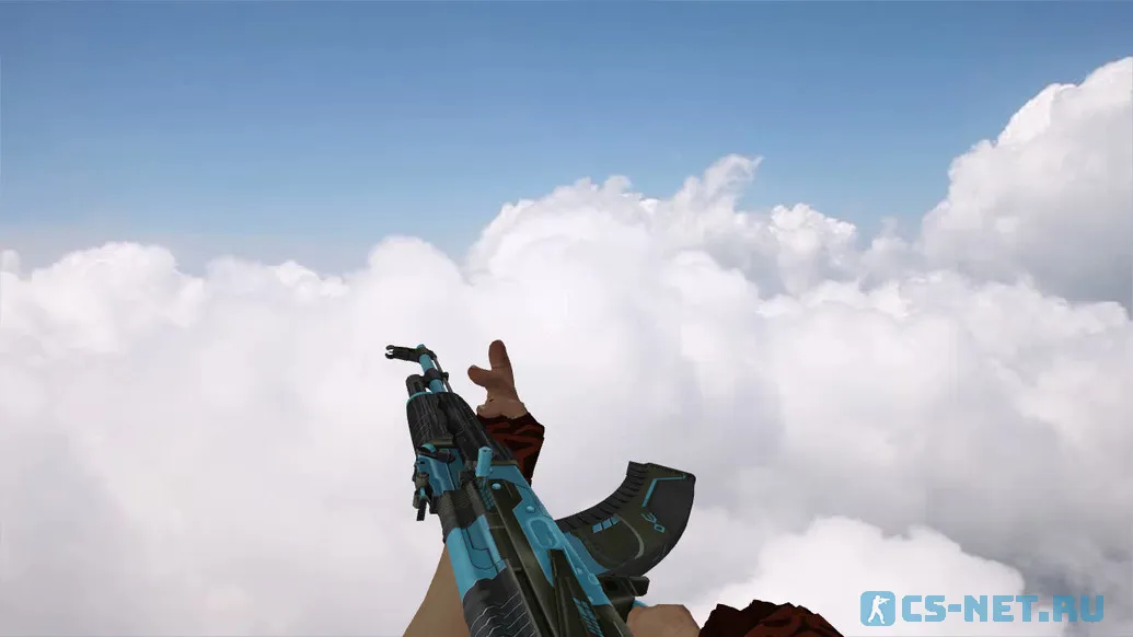 Модель «AK-47 Luanmat Blue» для CS 1.6 (скрин 3)