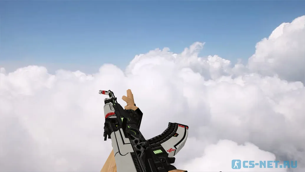 Модель «AK-47 Sci Fi Red» для CS 1.6 (скрин 3)