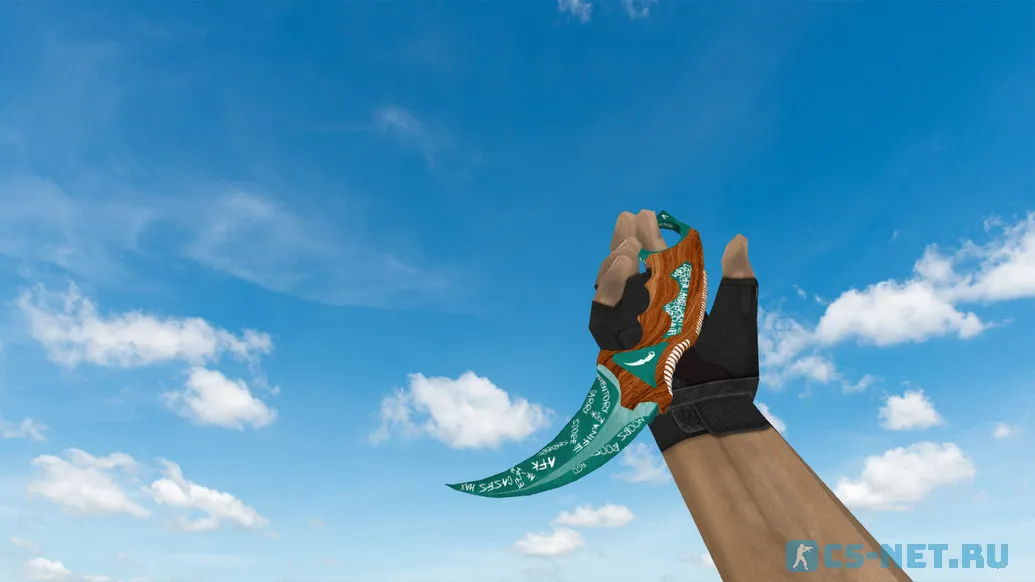 Модель ножа «Karambit Chalk» для CS 1.6