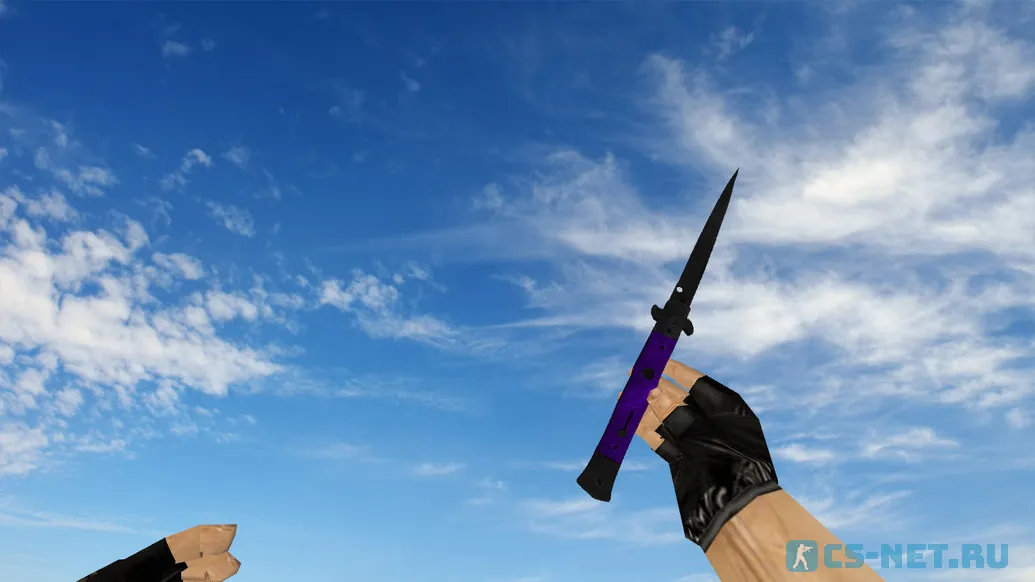 Модель ножа «Стилет | Ультрафиолет» для CS 1.6
