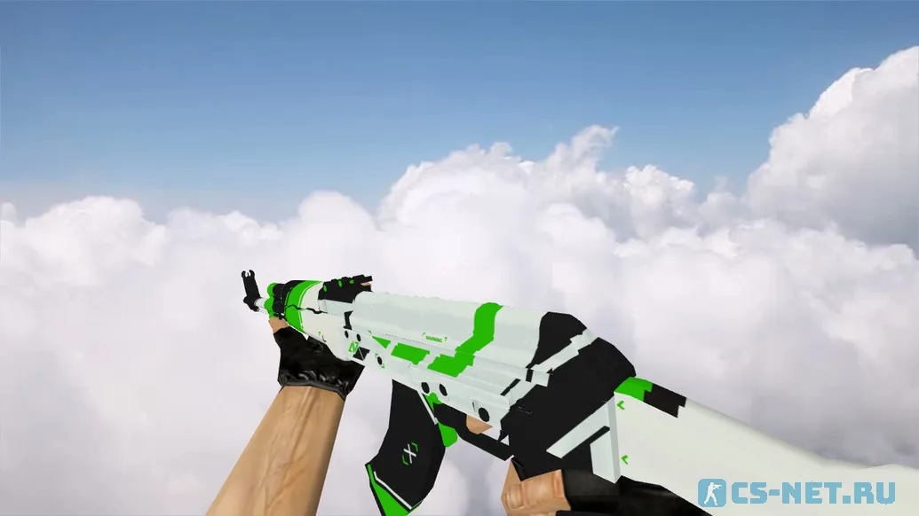 Модель «AK-47 Green Asiimov» для CS 1.6 (скрин 2)