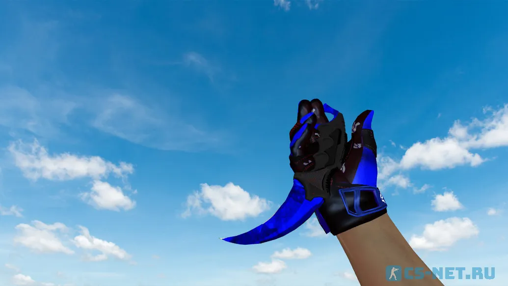 Модель ножа «Керамбит | Doppler Sapphire» для CS 1.6