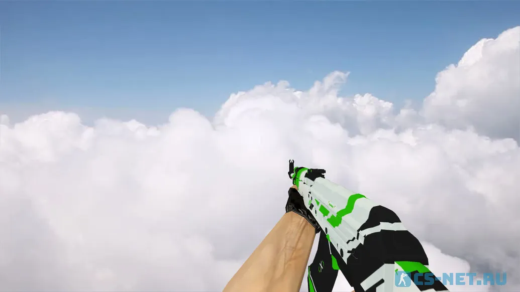Модель «AK-47 Green Asiimov» для CS 1.6 (скрин 4)