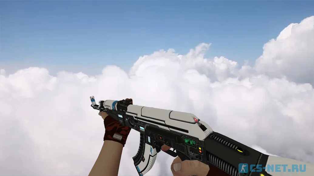 Модель «AK-47 Sci Fi Blue» для CS 1.6 (скрин 2)