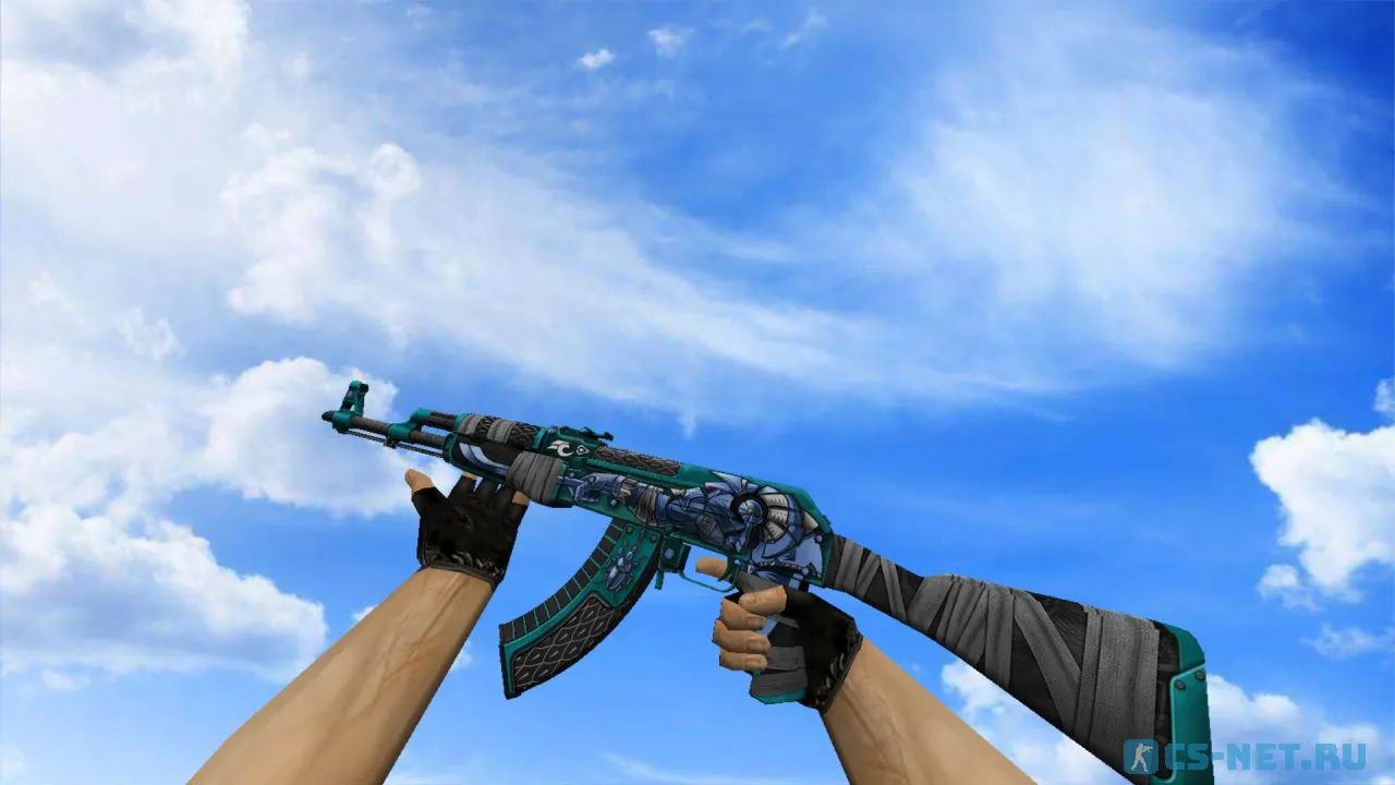 Модель «АК-47 | Anubis Blue» для CS 1.6