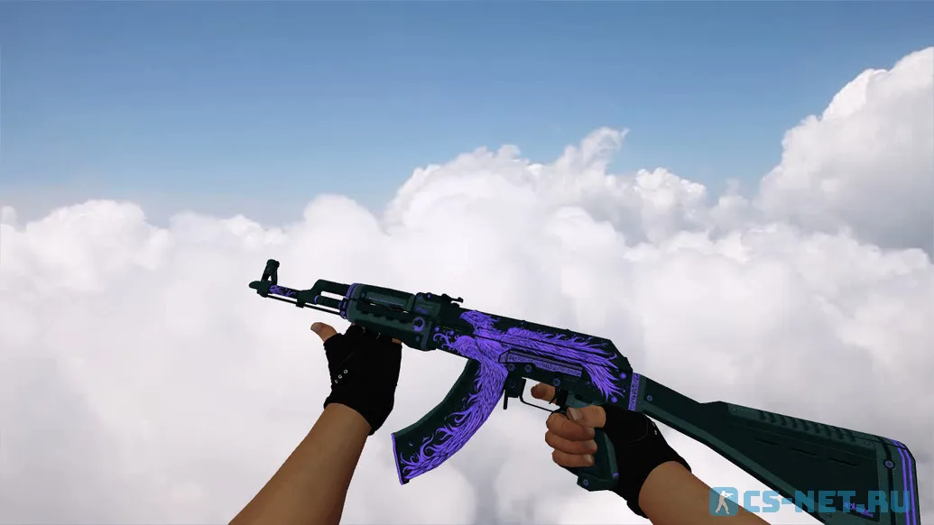 Модель «AK-47 Phoenix Rise Purple» для CS 1.6