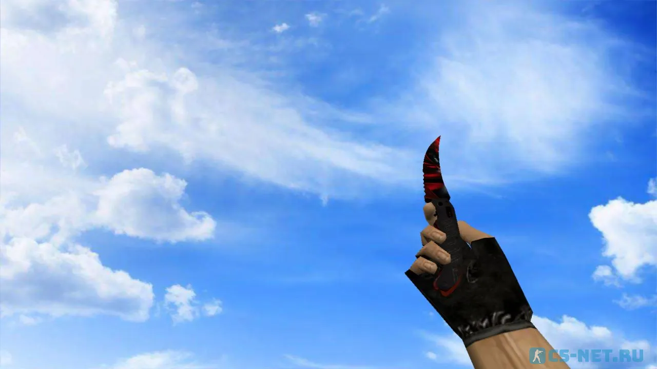Модель «Складной нож | Crimson Ruby» для CS 1.6