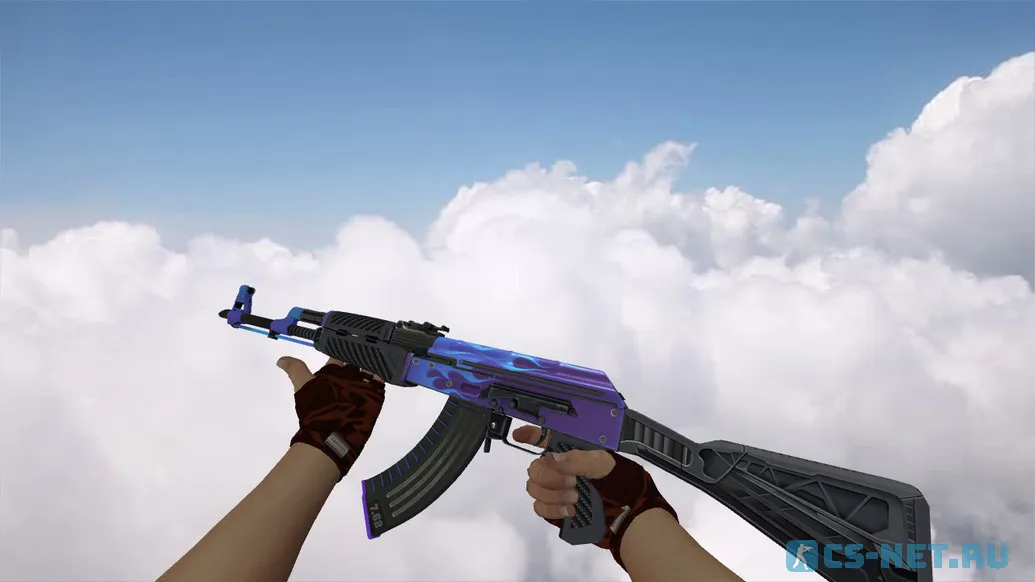 Модель «AK-47 Road Hog Purple» для CS 1.6