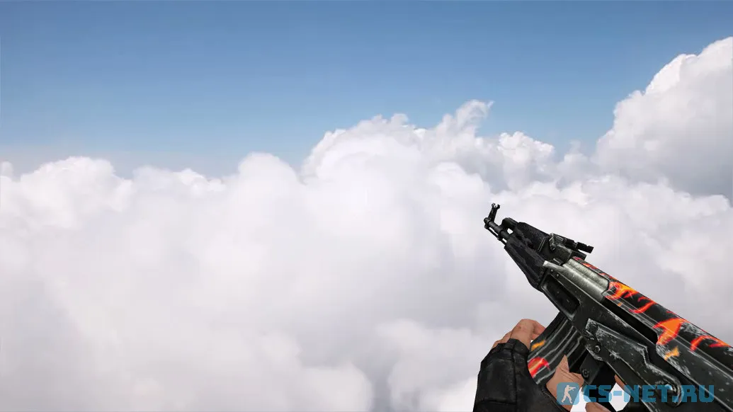 Модель «AK-47 Fire Madness» для CS 1.6 (скрин 2)