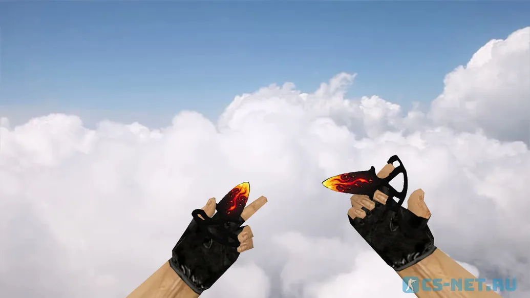 Модель «Тычковые ножи | Пламя» для CS 1.6