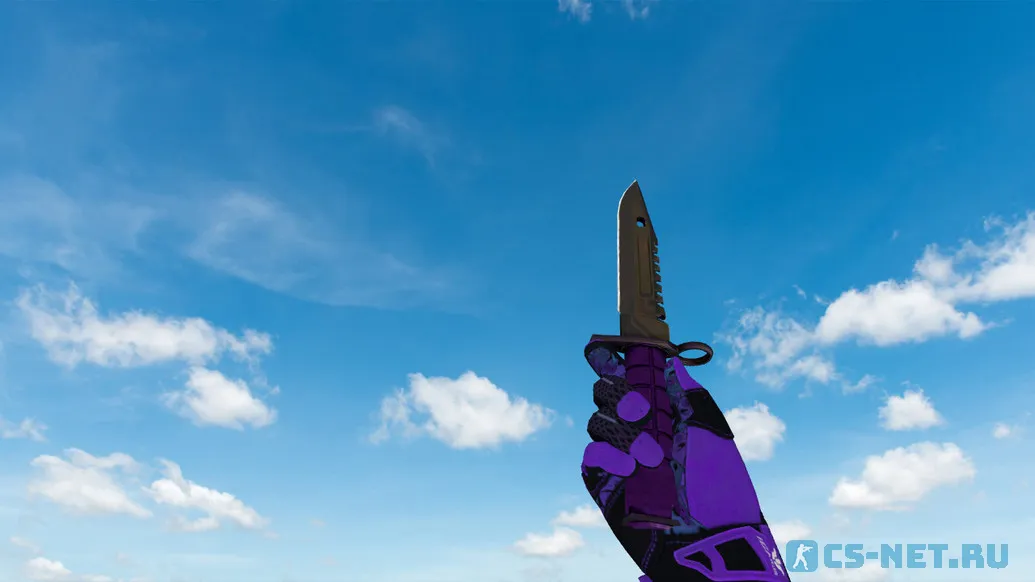 Модель «Штык-нож M9 | Ультрафиолет» для CS 1.6