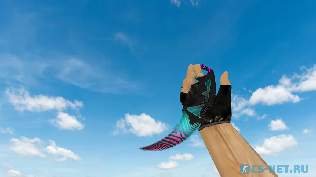 Модель ножа «Karambit Psychedelic» для CS 1.6