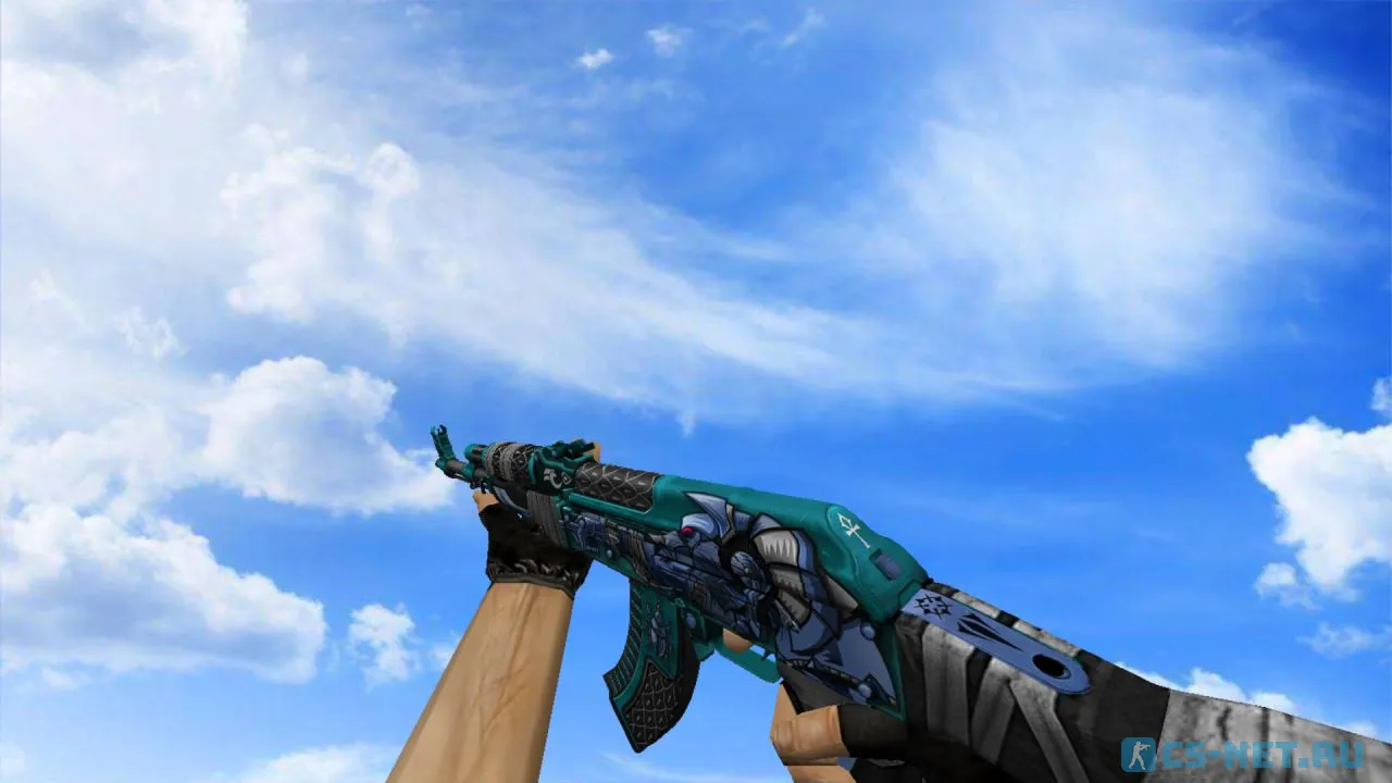 Модель «АК-47 | Anubis Blue» для CS 1.6  (скрин 2)