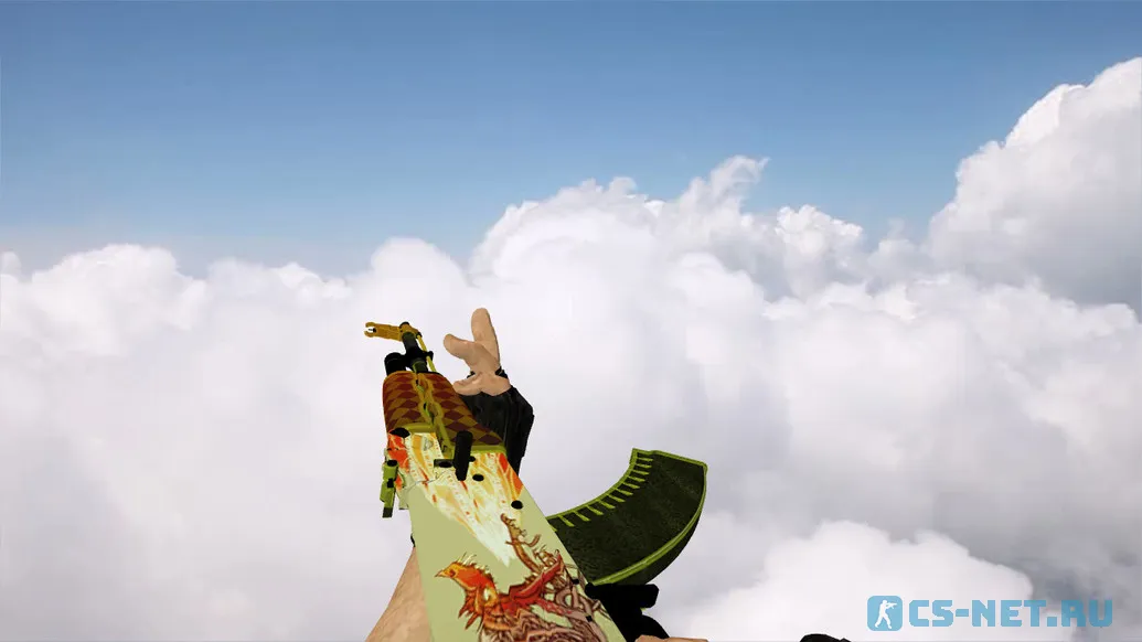 Модель «AK-47 Dragon Lore» для CS 1.6 (скрин 3)