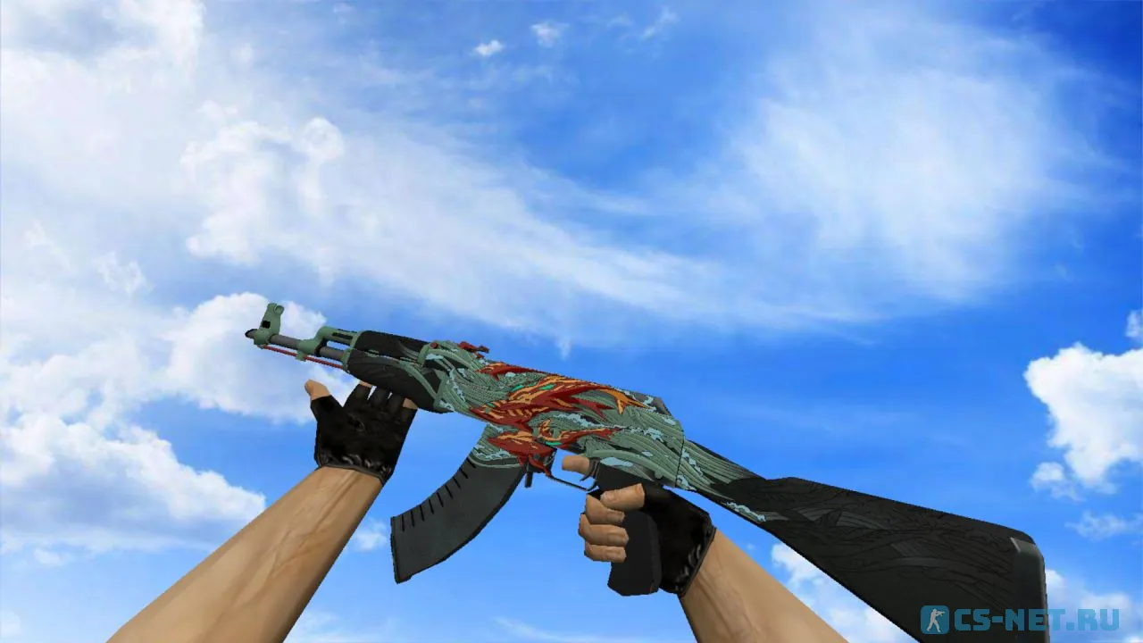 Модель «АК-47 | Аквамариновая месть» для CS 1.6