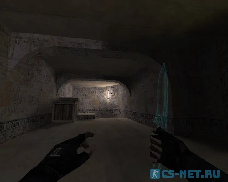 Модель ножа «Прозрачный нож ТРОН» для CS 1.6