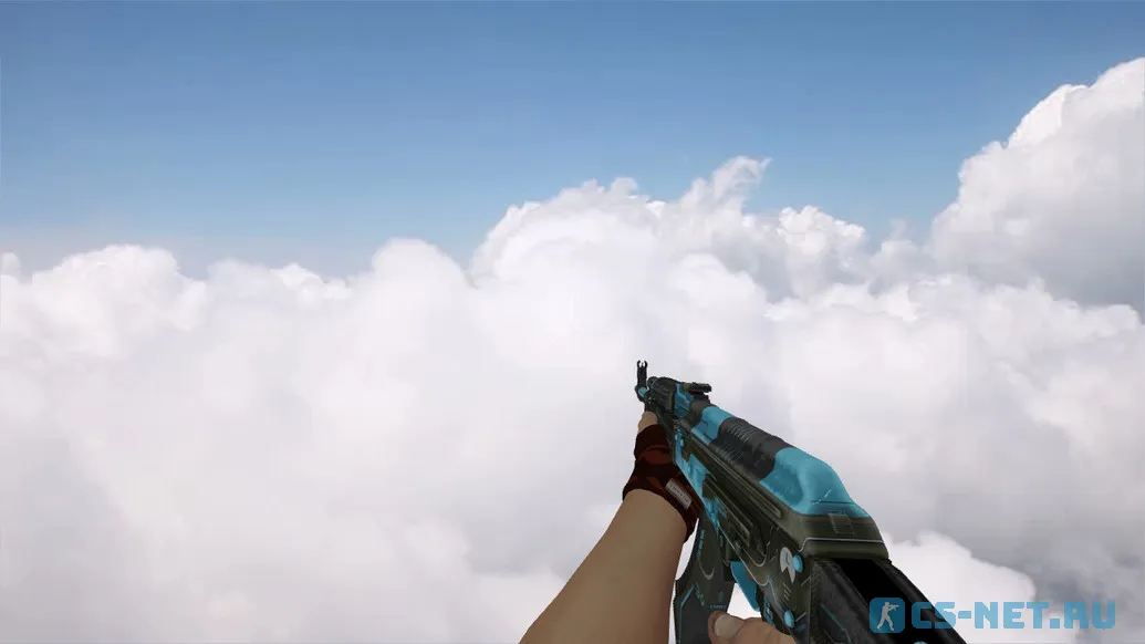 Модель «AK-47 Luanmat Blue» для CS 1.6 (скрин 4)