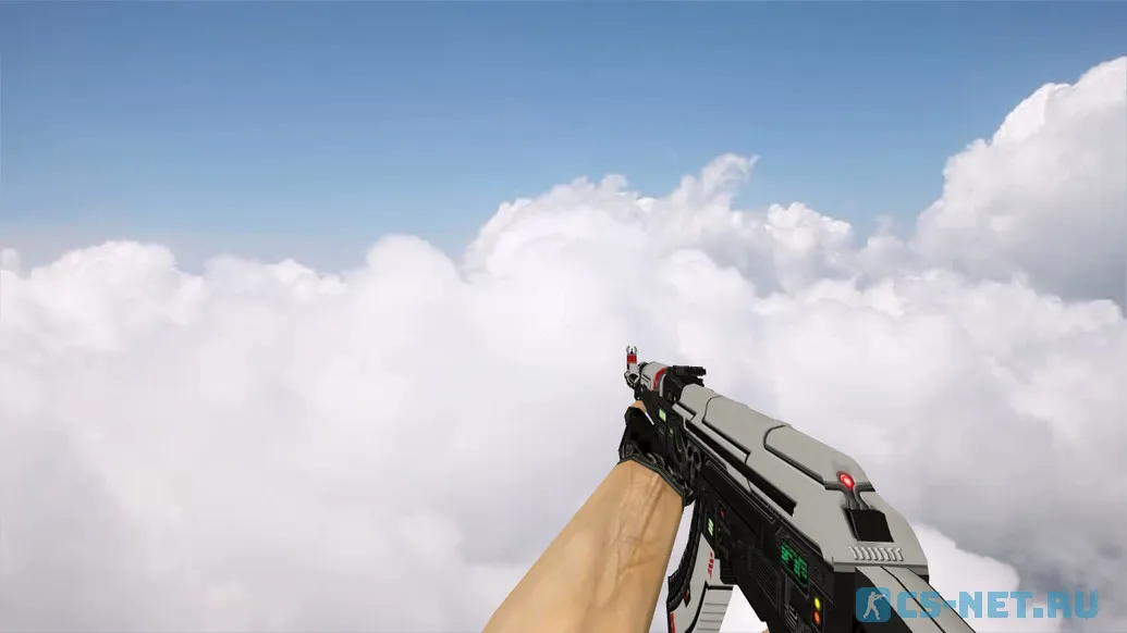 Модель «AK-47 Sci Fi Red» для CS 1.6 (скрин 4)