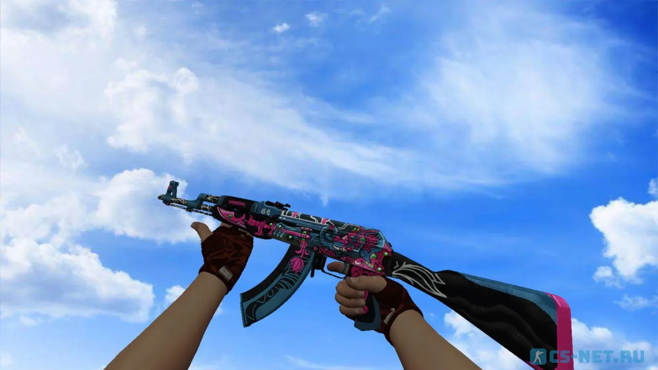 Модель «АК-47 | Ganesha Remake» для CS 1.6 (скрин 4)