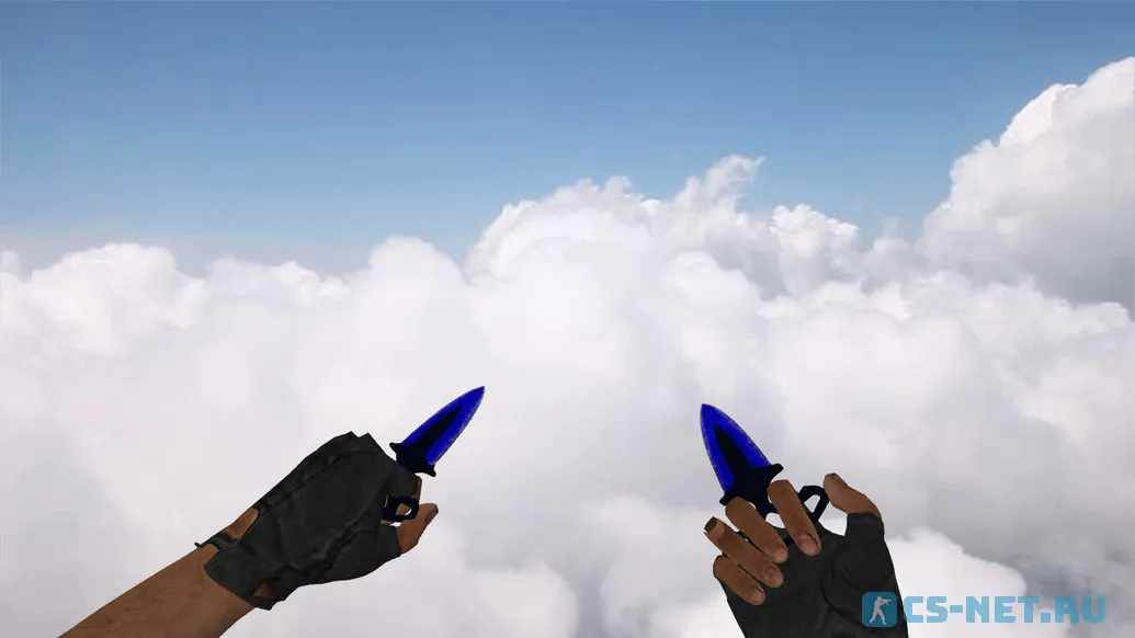Модель ножа «Shadow Daggers Doppler Sapphire» для CS 1.6 (скрин 2)