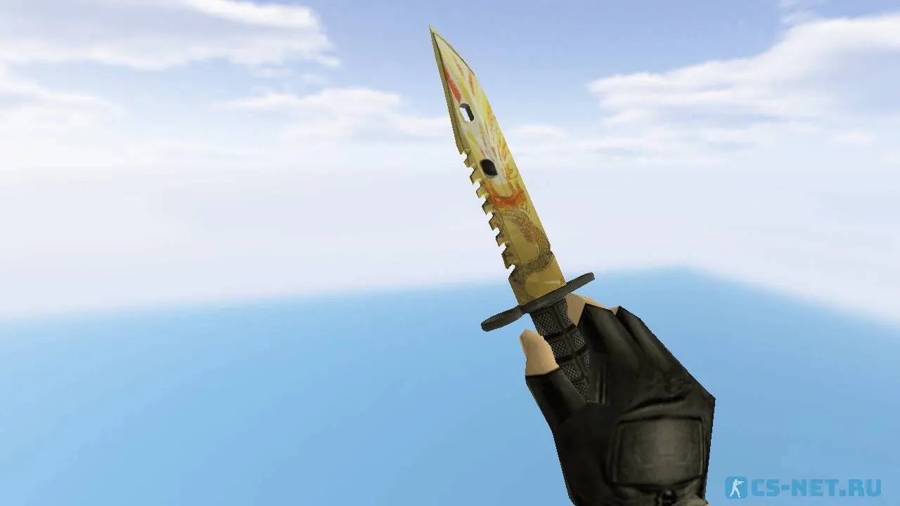 Модель «Штык-нож М9 | Драгон Лор» для CS 1.6 (скрин 3)
