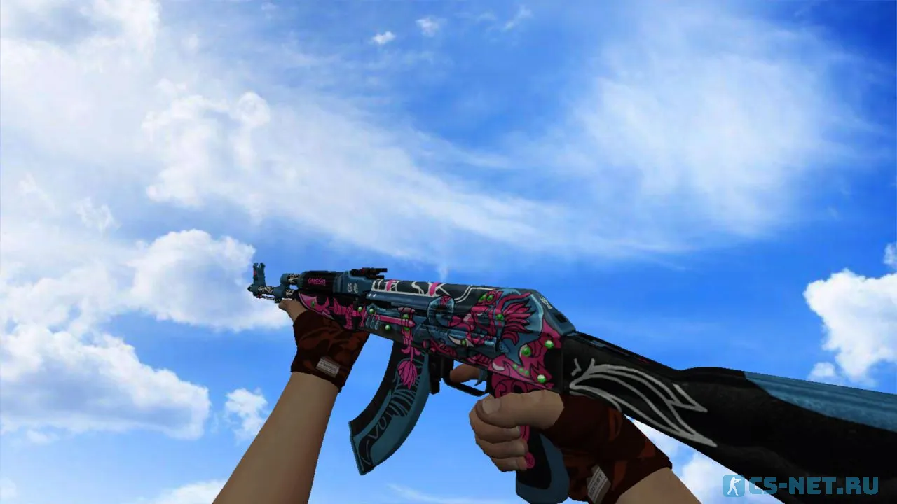 Модель «АК-47 | Ganesha Remake» для CS 1.6 (скрин 3)