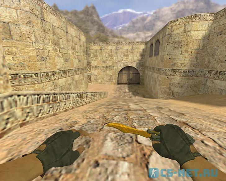 Модель «Нож-бабочка Зуб тигра» для CS 1.6