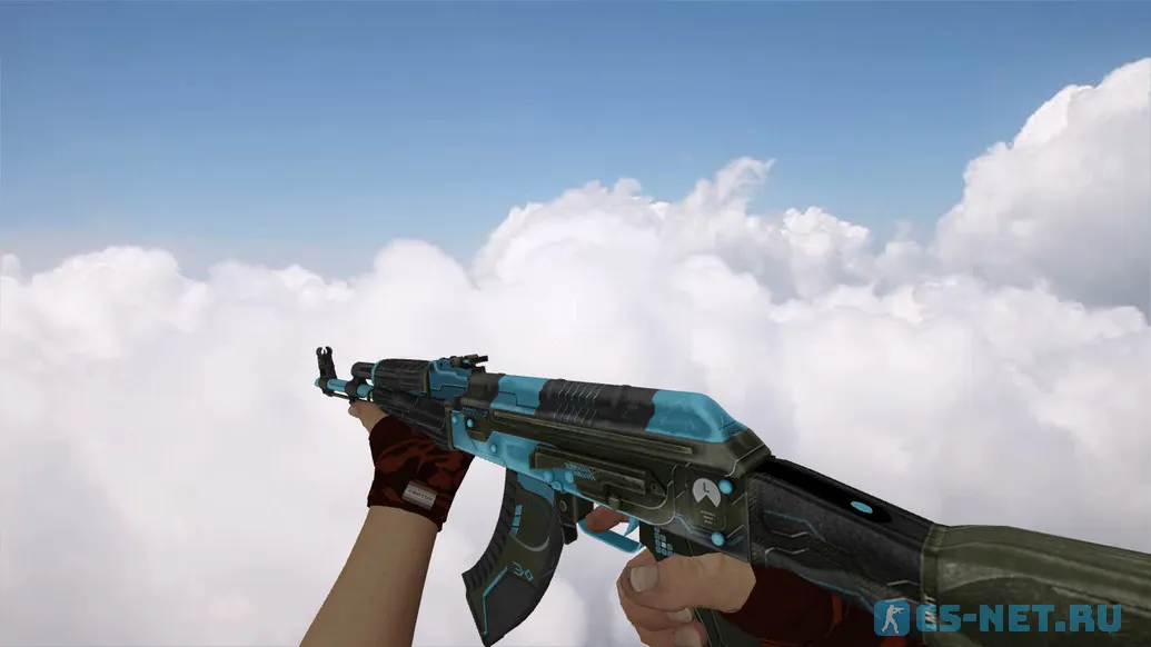 Модель «AK-47 Luanmat Blue» для CS 1.6 (скрин 2)