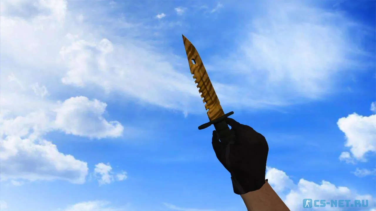 Модель «Штык-нож M9 | Зуб тигра 2» для CS 1.6 (скрин 2)