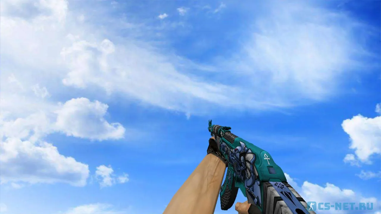 Модель «АК-47 | Anubis Blue» для CS 1.6  (скрин 4)