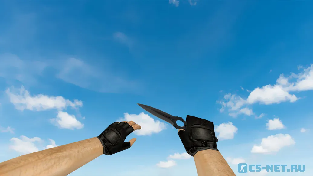 Модель «Skeleton Knife Vanilla on Default Hands» для CS 1.6