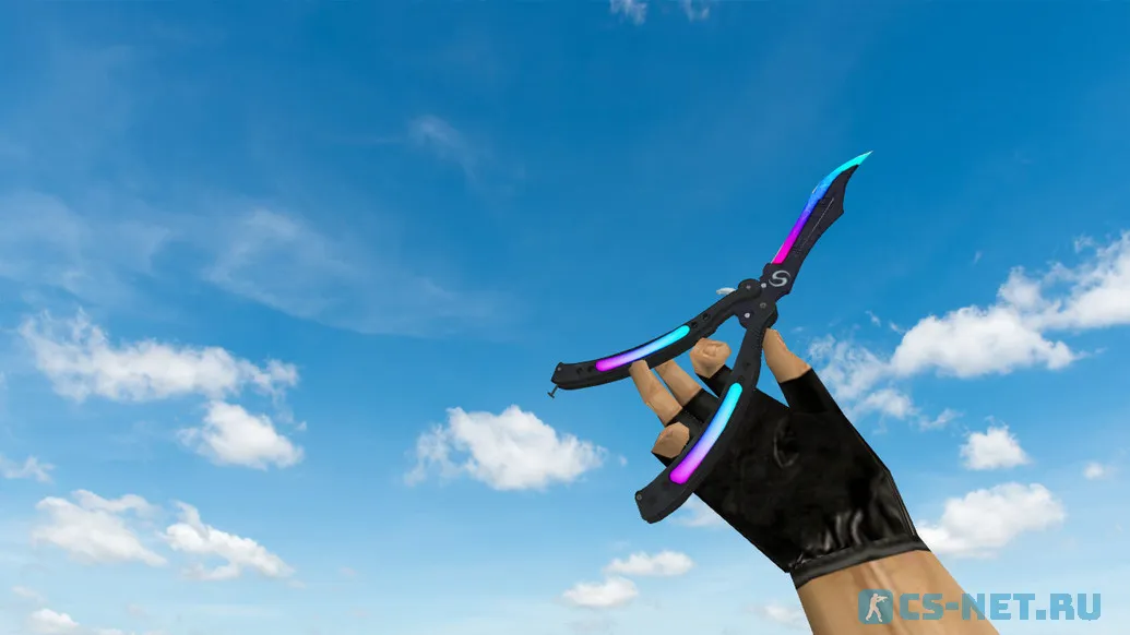 Модель ножа «Butterfly Knife Neo Assasin» для CS 1.6