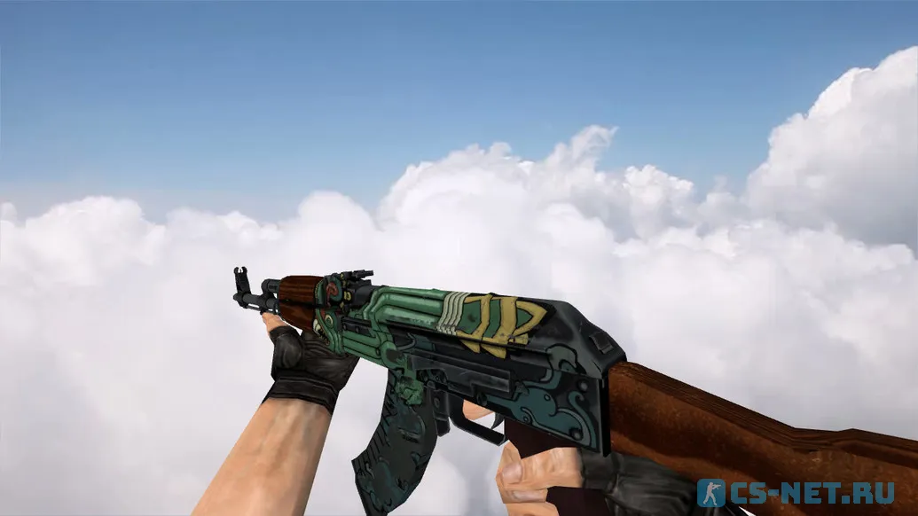 Модель «AK-47 Fire Serpent» для CS 1.6 (скрин 2)