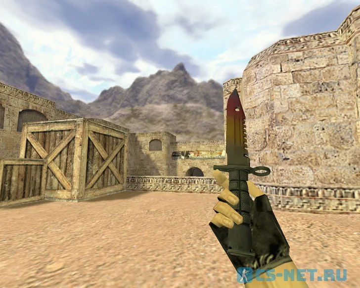 Модель «Штык-нож М9 Градиент» для CS 1.6