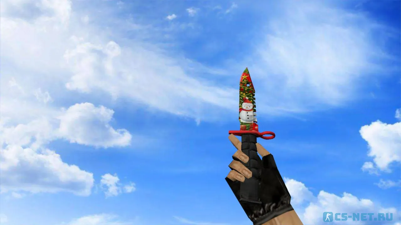Модель «Новогодний штык-нож М9» для CS 1.6