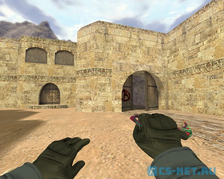 Модель ножа «Керамбит Скоростной зверь (CSGO hands)» для CS 1.6 (скрин 2)