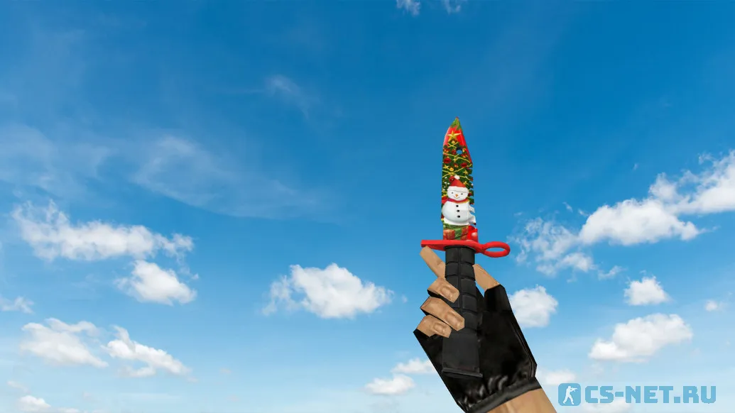 Модель штык-ножа «M9 Bayonet Xmas» для CS 1.6