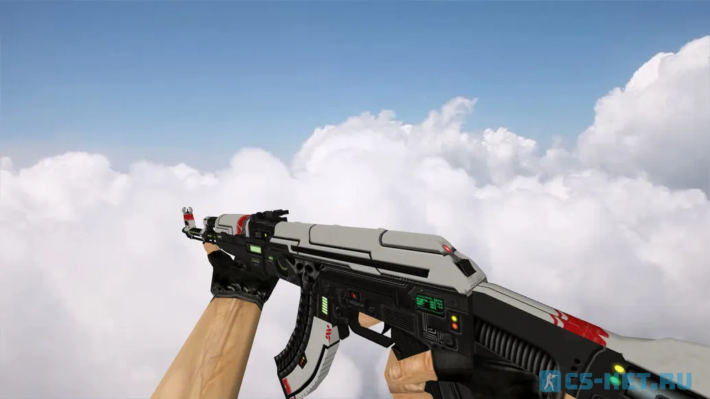 Модель «AK-47 Sci Fi Red» для CS 1.6 (скрин 2)