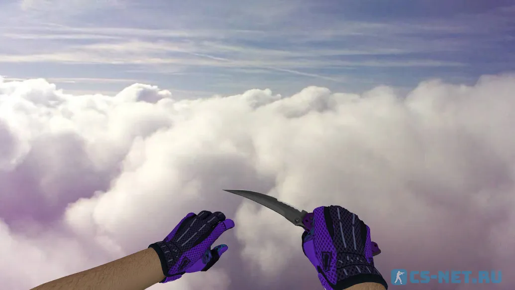 Модель «Складной нож | Ультрафиолет (purple gloves)» для CS 1.6 (скрин 3)