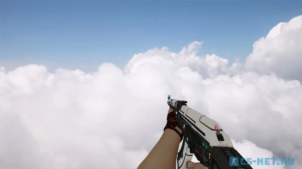 Модель «AK-47 Sci Fi Blue» для CS 1.6 (скрин 4)