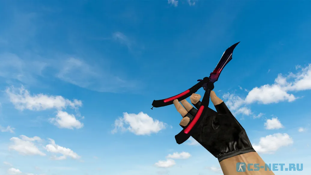Модель ножа «Butterfly Knife Doppler Phase-3» для CS 1.6