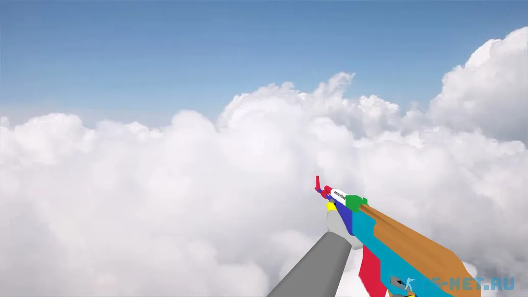Модель «Default AK-47 Noob Colored» для CS 1.6
