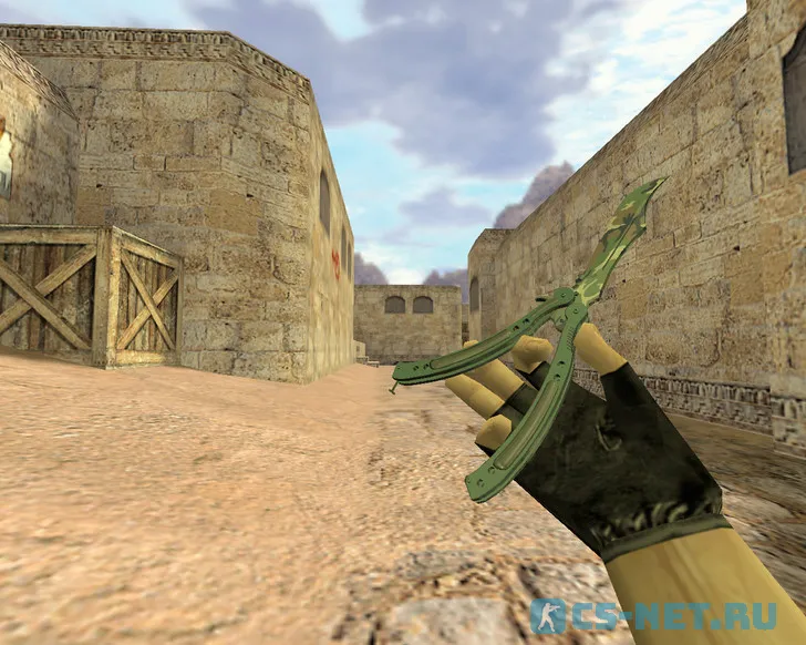 Модель «Нож-бабочка Северный лес» для CS 1.6