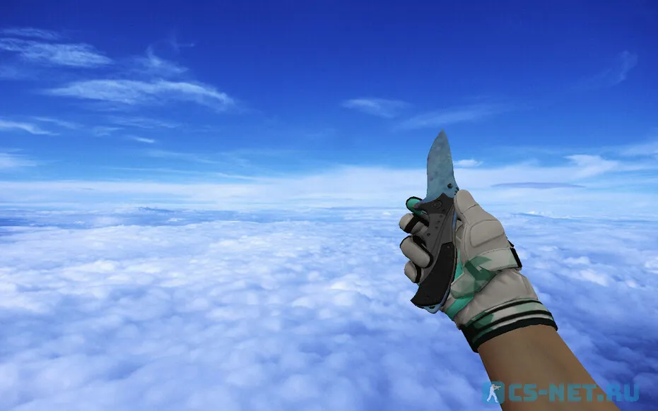 Модель ножа «Nomad Knife | Case Hardened Blue Gem» для CS 1.6