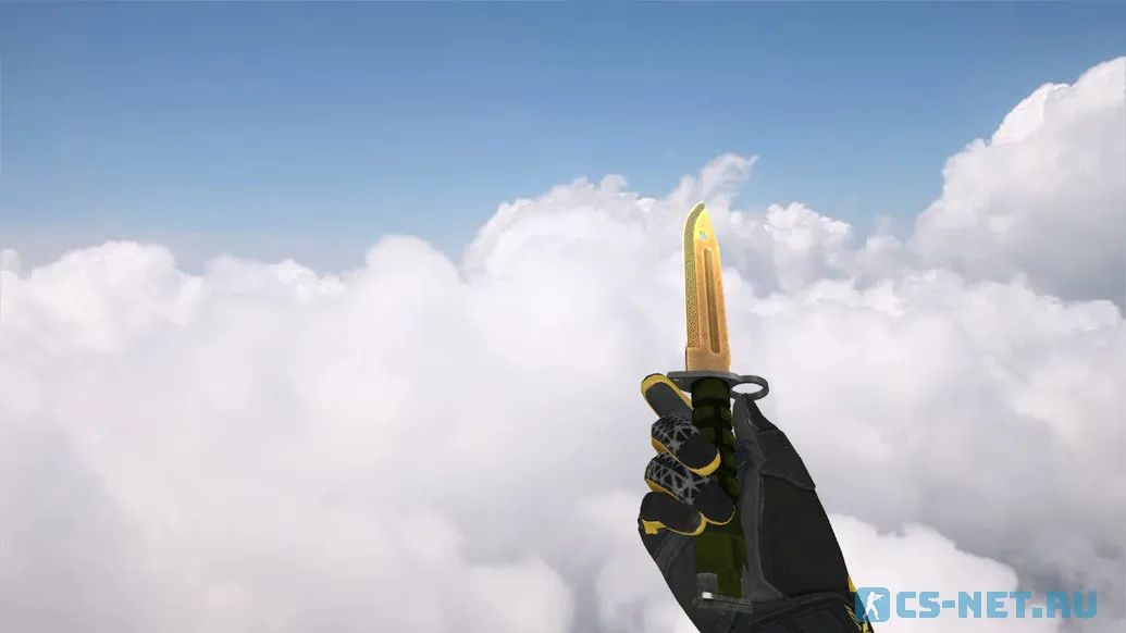 Модель «Штык-нож Легенды (yellow gloves)» для CS 1.6