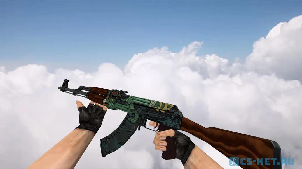 Модель «AK-47 Fire Serpent» для CS 1.6